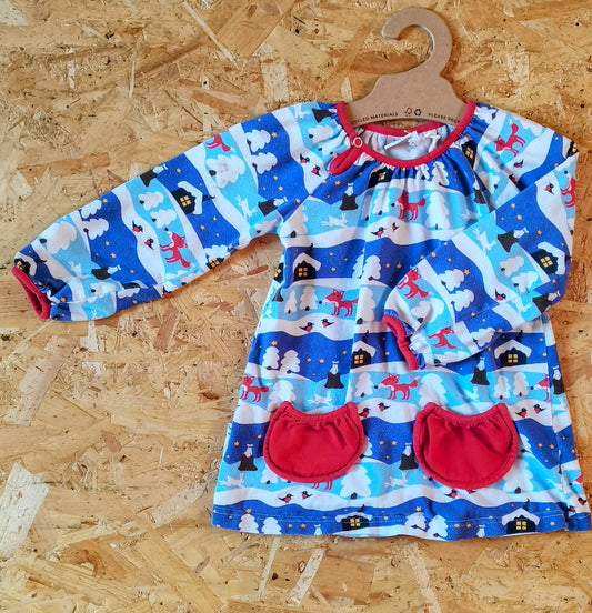 JNY Dress - Snowny Day (12-18m)