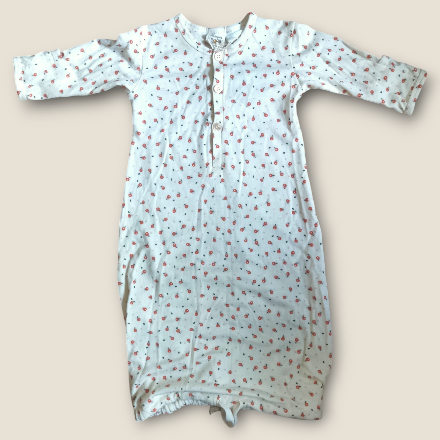 Merino Wool Nightgown (0-3m)