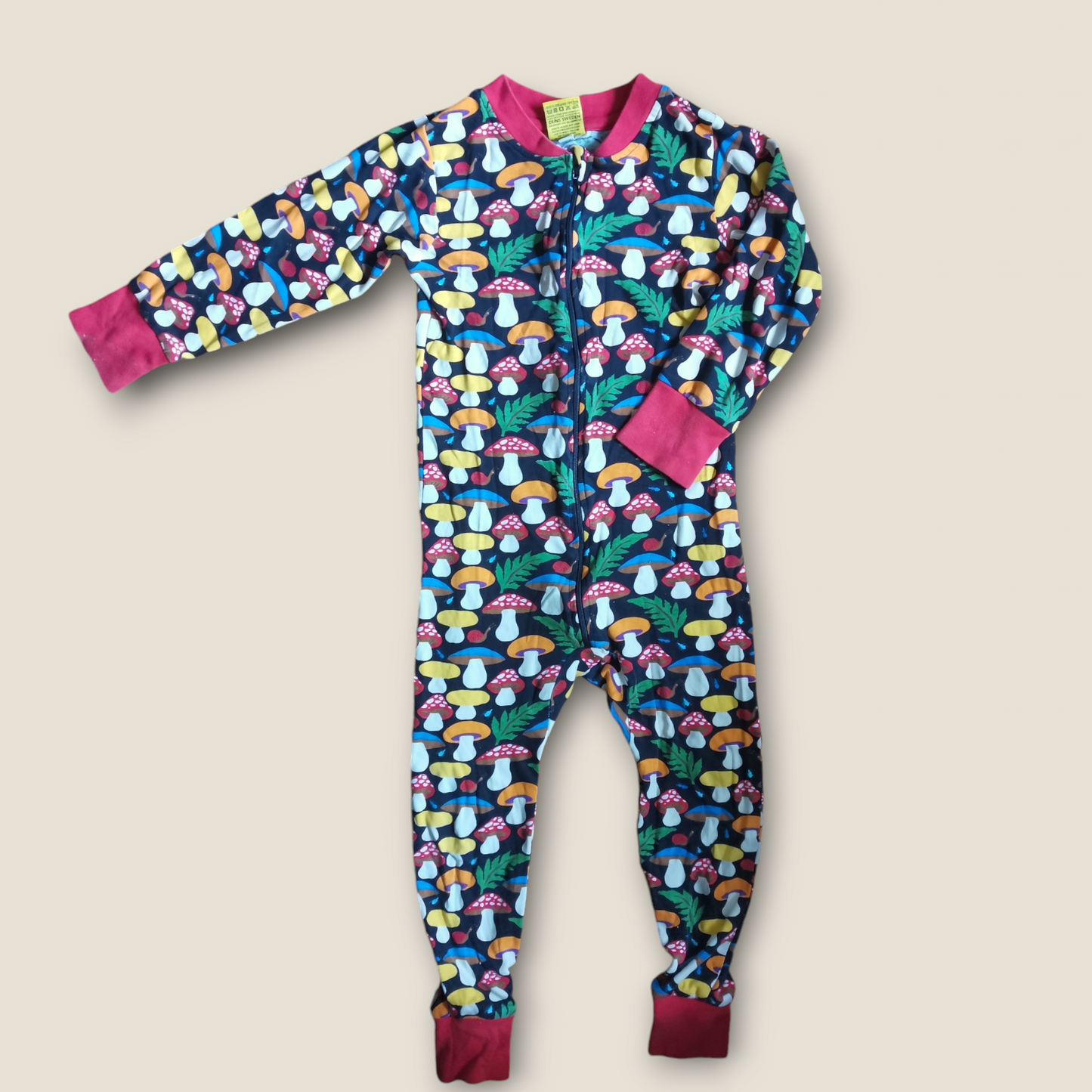 Duns Onesie - Black Mushrooms (3-4yrs)