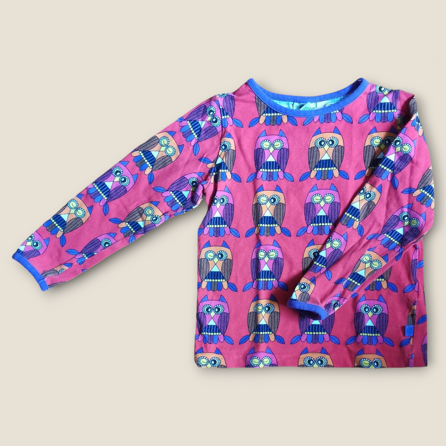 Smafolk Top - Owls (2-3yrs)