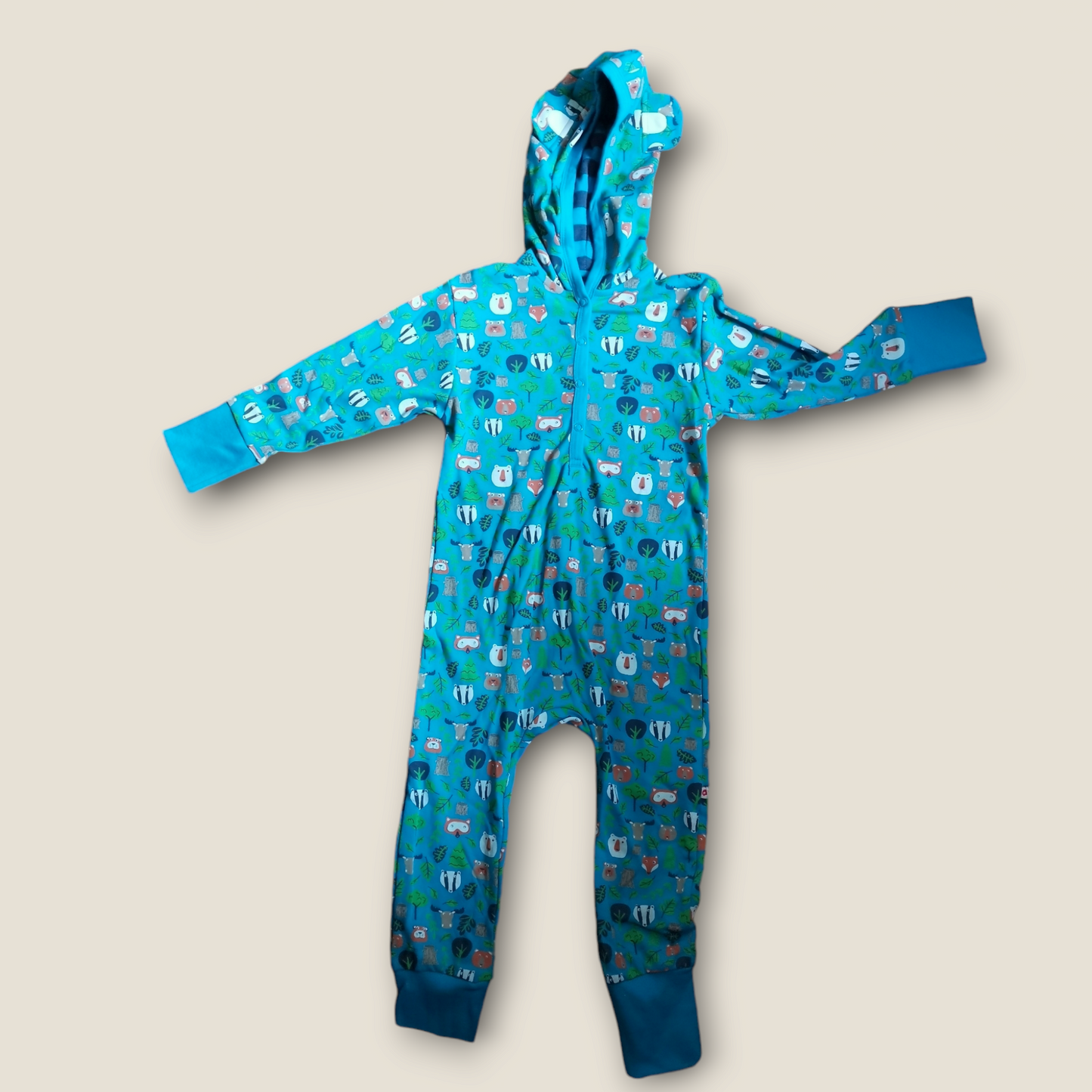 Piccalilly Onesie - Woodland creatures (2-3yrs)