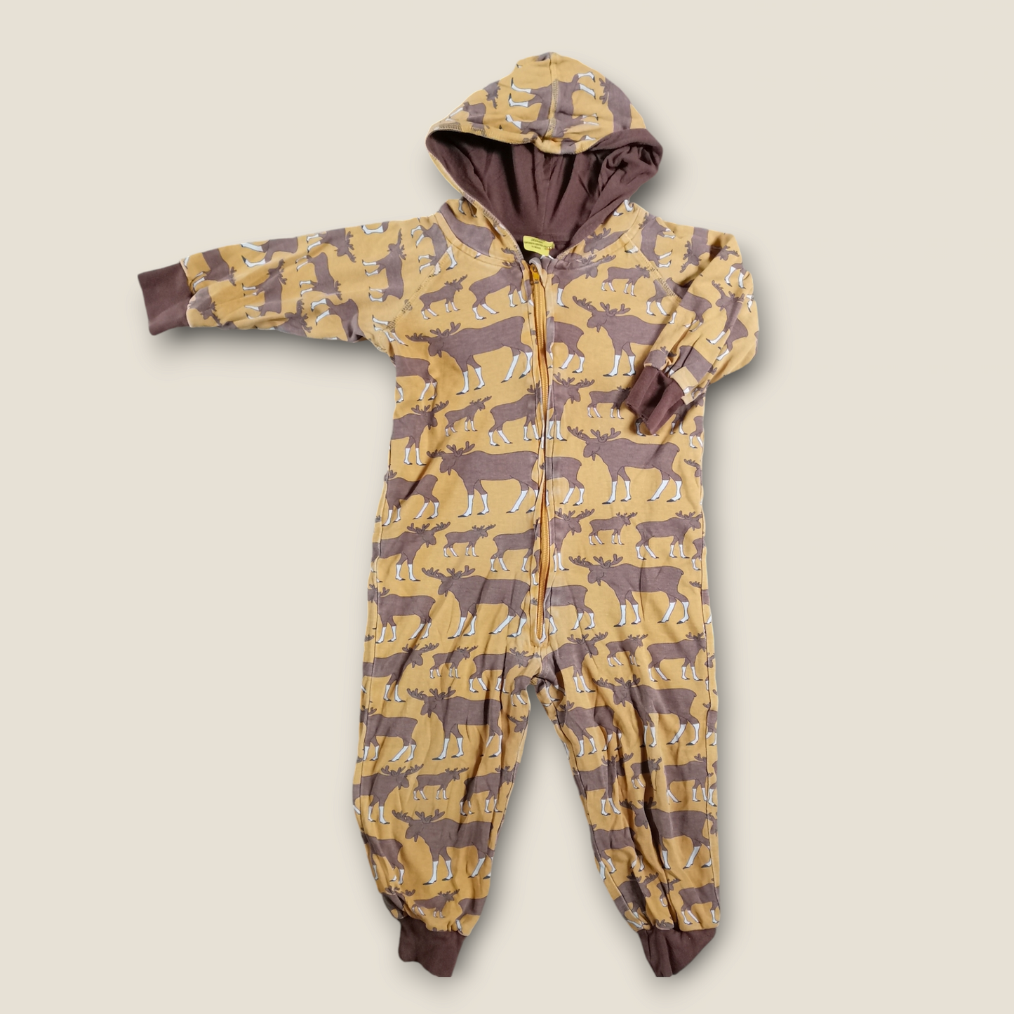 Duns Hooded Onesie - Moose (1-2yrs)