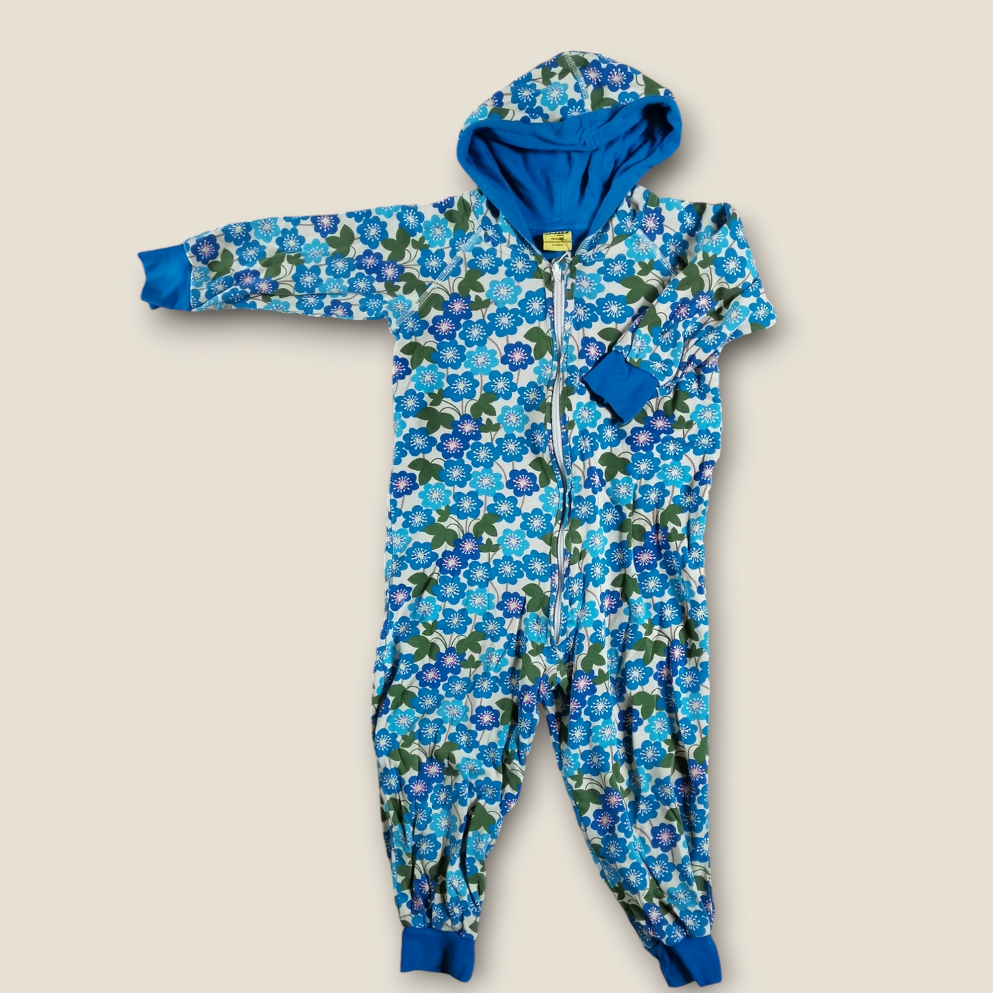 Duns Hooded Onesie - Blue (3-4yrs)