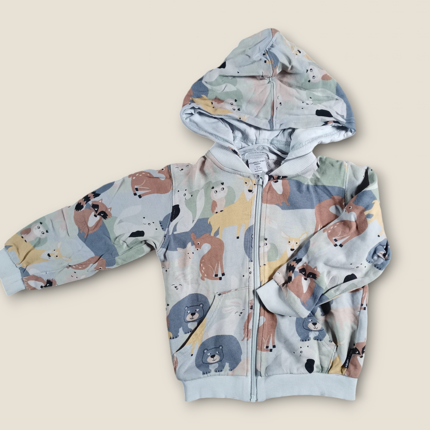 Polarn O Pyret Hoodie - Animal (3-4yrs)