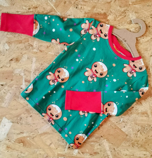 Raspberry Republic Top - Gingerbread (18-36m)