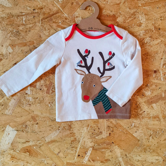 Boden Top - Reindeer (12-18m)